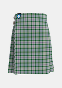 Traditional_Milne_dress_green_Tartan_3196_kilt_front_image_with_pleated_design_and_adjustable_buckles_for_men