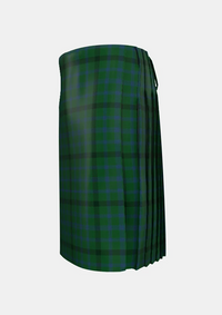Traditional_Montgomerie_Tartan_kilt_left_image_with_pleated_design_and_adjustable_buckles_for_men