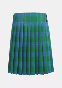 Traditional_Montgomery_Blue_Ancient_Tartan_kilt_back_image_with_pleated_design_and_adjustable_buckles_for_men