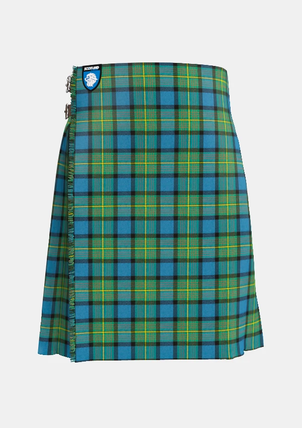 Traditional_Moore_tartan_front_image_with_pleated_design_and_adjustable_buckles_for_men