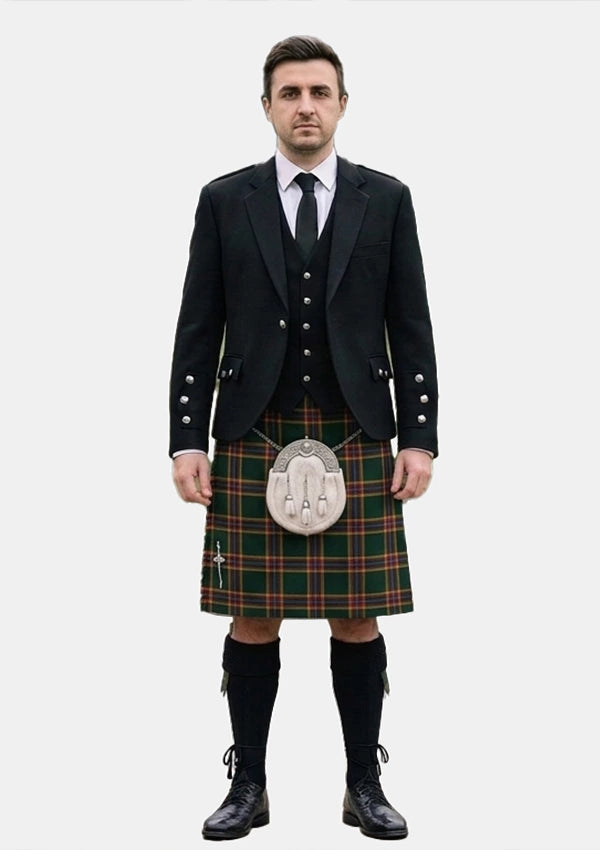Traditional_Moran_Family_Ubique_Tartan_Kilt_and_Argyle_Jacket_Kilt_Outfits_front_image