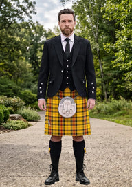 Traditional_Morgan_Walsh_Tartan_Kilt_and_Argyle_Jacket_Kilt_Outfit_front_image