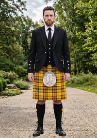 Traditional_Morgan_Walsh_Tartan_Kilt_and_Argyle_Jacket_Kilt_Outfit_front_image