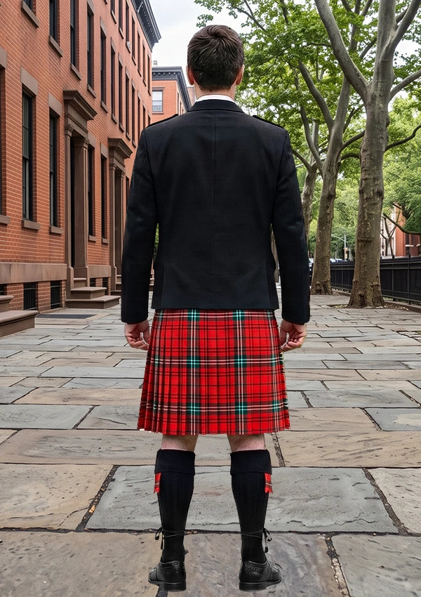 Traditional_Morrison_Red_Tartan_Kilt_and_Argyle_Jacket_Kilt_Outfit_back_image