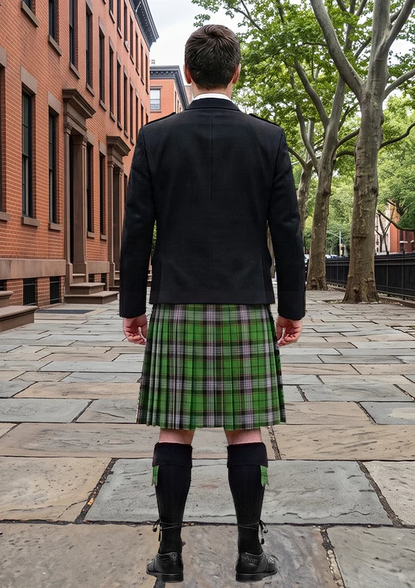 Traditional_Moss_Tartan_6063_Kilt_and_Argyle_Jacket_Kilt_Outfit_back_image