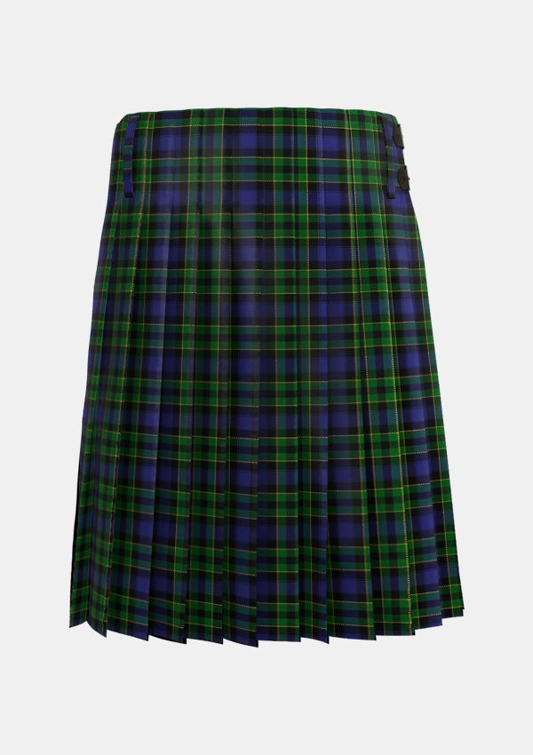 Traditional_Mowat_2_Tartan_258_kilt_back_image_with_pleated_design_and_adjustable_buckles_for_men