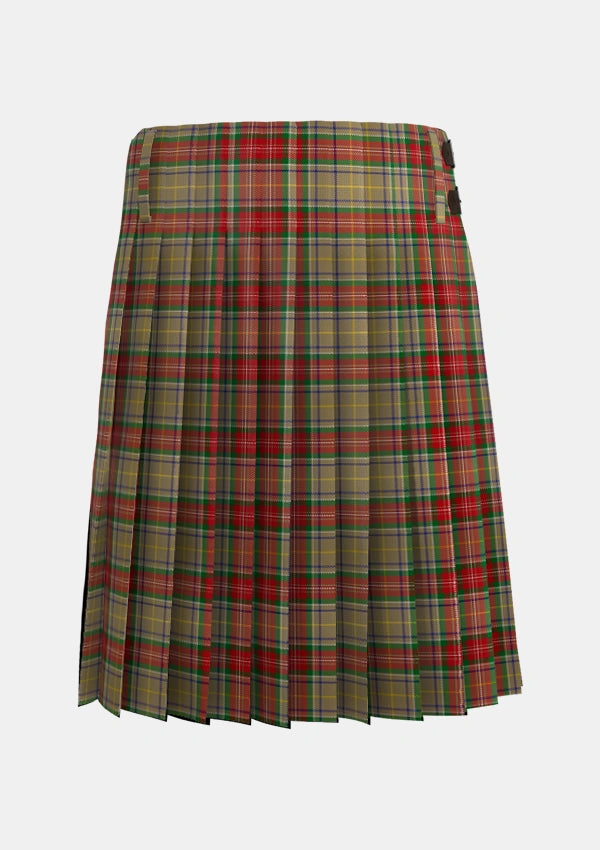 Traditional_Muirhead_Original_Tartan_6001_kilt_back_image_with_pleated_design_and_adjustable_buckles_for_men