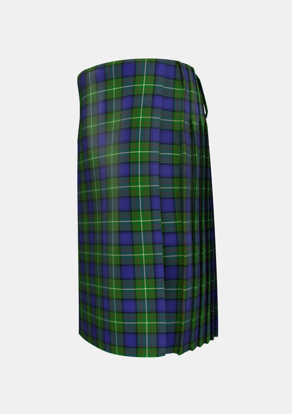 Traditional_Mulcahy_Tartan_7264_kilt_left_image_with_pleated_design_and_adjustable_buckles_for_men