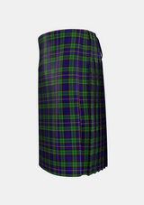 Traditional_Mulholland_Personal_Tartan_5649_kilt_left_image_with_pleated_design_and_adjustable_buckles_for_men