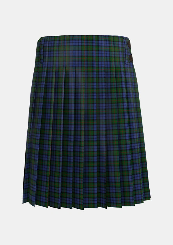 Traditional_Murray_1810_Tartan_271_kilt_back_image_with_pleated_design_and_adjustable_buckles_for_men