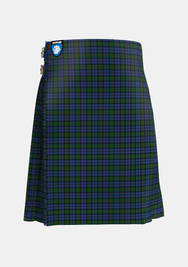 Traditional_Murray_1810_Tartan_271_kilt_front_image_with_pleated_design_and_adjustable_buckles_for_men