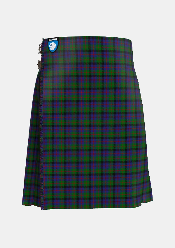 Traditional_Murray_of_Atholl_Tartan_kilt_281_front_image_with_pleated_design_and_adjustable_buckles_for_men