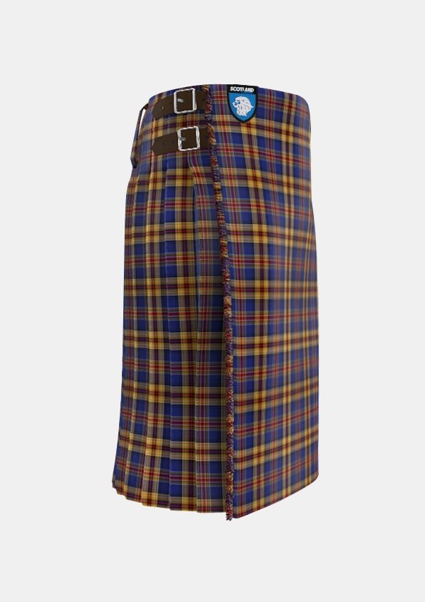 Traditional_Murtaugh_Tartan_4022_kilt_right_image_with_pleated_design_and_adjustable_buckles_for_men