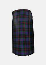 Traditional_Nairn_Tartan_kilt_1331_left_image_with_pleated_design_and_adjustable_buckles_for_men