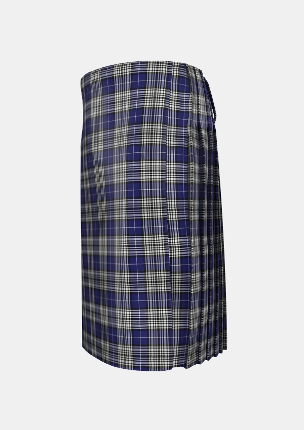 Traditional_Napier_2_Tartan_1242_kilt_left_image_with_pleated_design_and_adjustable_buckles_for_men