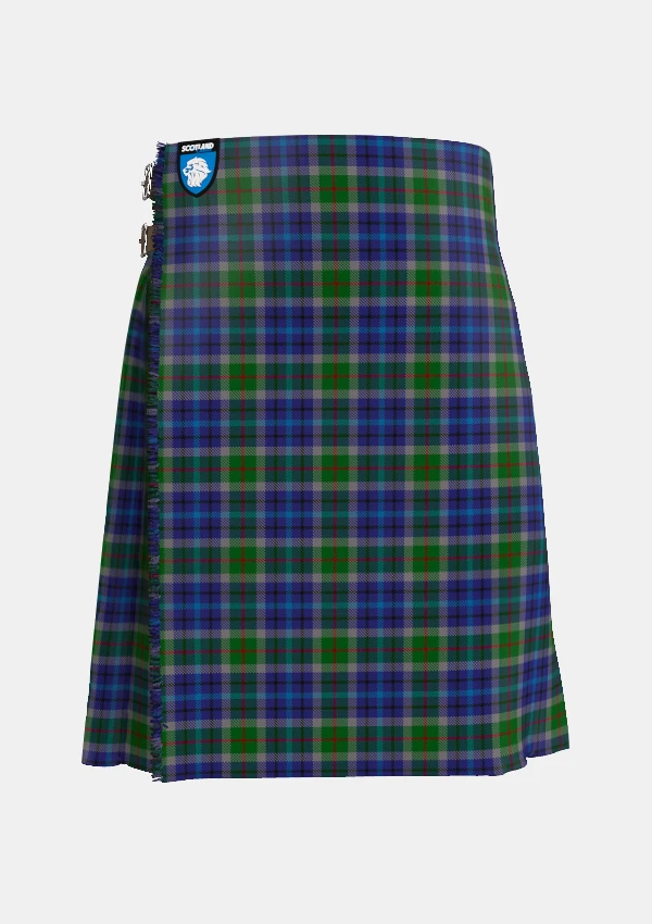 Traditional_New_York_City_Tartan_kilt_3812_front_image_with_pleated_design_and_adjustable_buckles_for_men