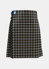 Traditional_Newcastle_Tartan_kilt_3984_front_image_with_pleated_design_and_adjustable_buckles_for_men