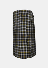 Traditional_Newcastle_Tartan_kilt_3984_left_image_with_pleated_design_and_adjustable_buckles_for_men
