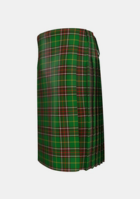 Traditional_Newfoundland_Tartan_kilt_left_image_with_pleated_design_and_adjustable_buckles_for_men
