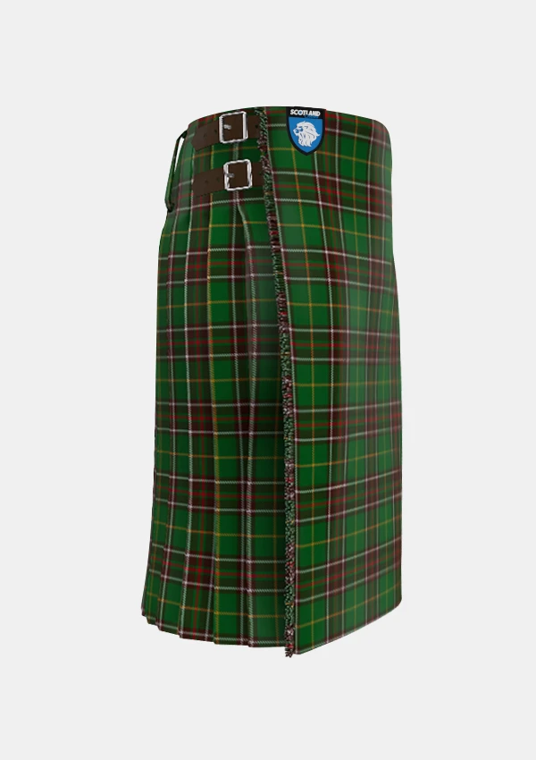 Traditional_Newfoundland_Tartan_kilt_right_image_with_pleated_design_and_adjustable_buckles_for_men