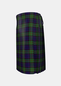 Traditional_Newman_Tartan_2629_kilt_left_image_with_pleated_design_and_adjustable_buckles_for_men