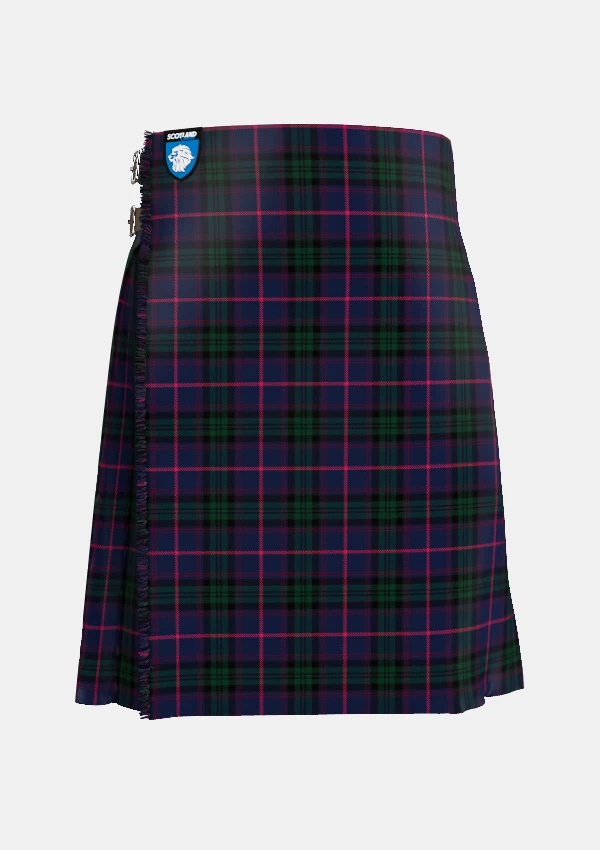 Traditional_Nixon_R_Tartan_13667_kilt_front_image_with_pleated_design_and_adjustable_buckles_for_men