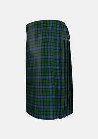 Traditional_No157_or_MacIntyre_Tartan_56_kilt_left_image_with_pleated_design_and_adjustable_buckles_for_men