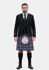 Traditional_Norwegian_Centennial_Tartan_6689_Kilt_and_Argyle_Jacket_Kilt_Outfits_front_image