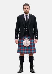 Traditional_Norwegian_Centennial_Tartan_6689_Kilt_and_Argyle_Jacket_Kilt_Outfits_front_image