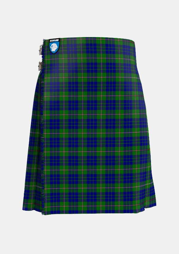 Traditional_Nowell_Noel_Tartan_4108_kilt_front_image_with_pleated_design_and_adjustable_buckles_for_men