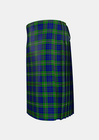 Traditional_Nowell_Noel_Tartan_4108_kilt_left_image_with_pleated_design_and_adjustable_buckles_for_men