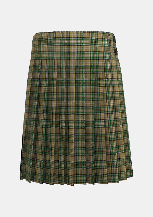 Traditional_OFarrell_Tartan_1875_kilt_back_image_with_pleated_design_and_adjustable_buckles_for_men