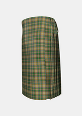 Traditional_OFarrell_Tartan_1875_kilt_left_image_with_pleated_design_and_adjustable_buckles_for_men