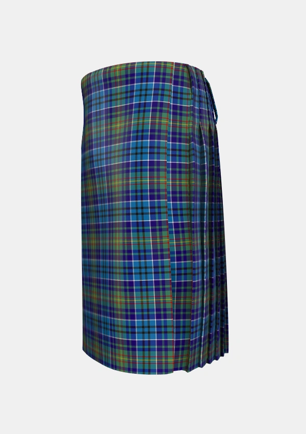Traditional_OSullivan_Tartan_3311_kilt_left_image_with_pleated_design_and_adjustable_buckles_for_men