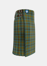 Traditional_O_Brien_Tartan_kilt_right_image_with_pleated_design_and_adjustable_buckles_for_men