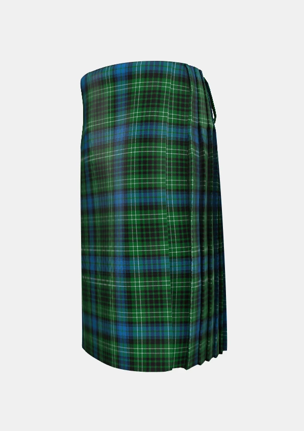 Traditional_O_Connor_Tartan_kilt_2217_left_image_with_pleated_design_and_adjustable_buckles_for_men