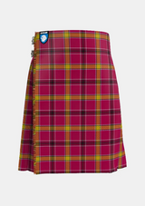 Traditional_O_Meehan_Tartan_kilt_front_image_with_pleated_design_and_adjustable_buckles_for_men