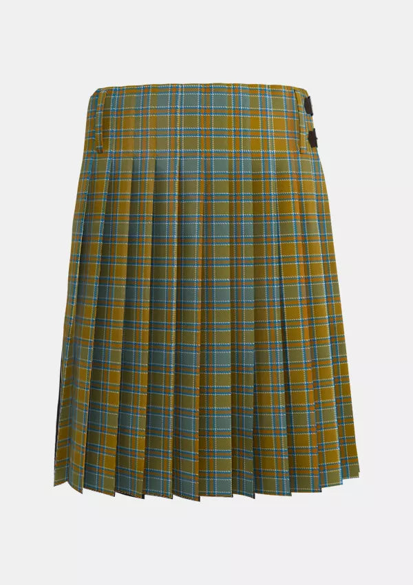 Traditional_O_Monaghan_Tartan_6266_kilt_back_image_with_pleated_design_and_adjustable_buckles_for_men
