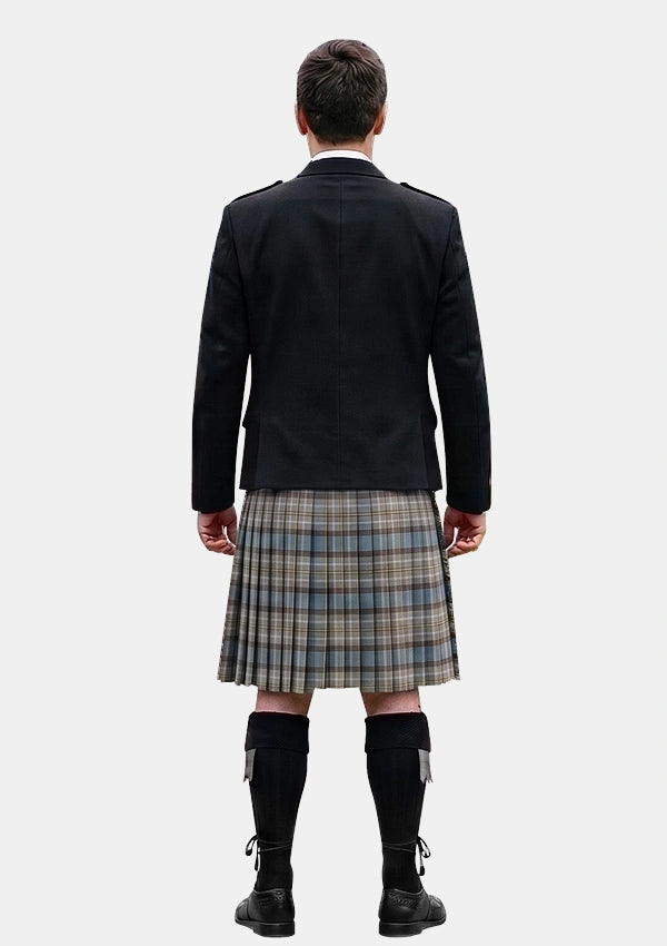 Traditional_O_Rourke_Tartan_6755_Kilt_and_Argyle_Jacket_Kilt_Outfits_back_image