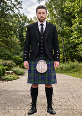 Traditional_O_Sheehan_Tartan_7115_Kilt_and_Argyle_Jacket_Kilt_Outfit_front_image