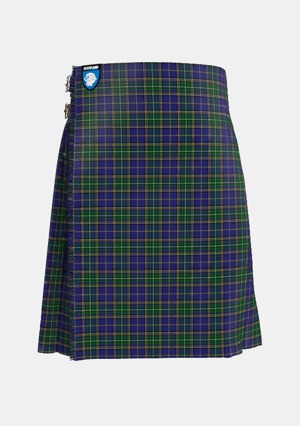 Traditional_O_Sheehan_Tartan_kilt_front_image_with_pleated_design_and_adjustable_buckles_for_men