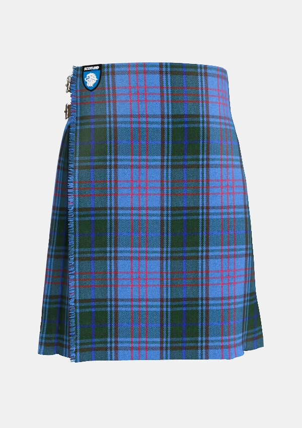 Traditional_O_donnell_tartan_kilt_front_image_with_pleated_design_and_adjustable_buckles_for_men