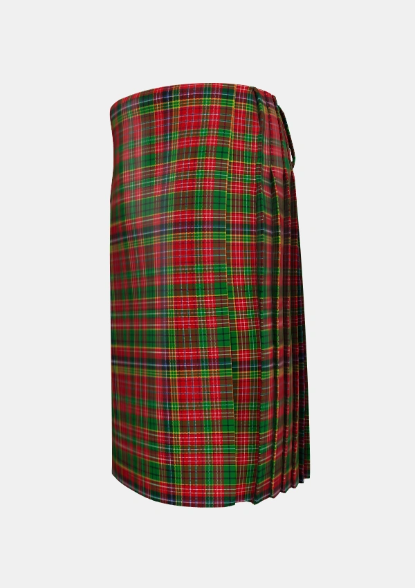 Traditional_Ogilvie_1831_Tartan_2132_kilt_left_image_with_pleated_design_and_adjustable_buckles_for_men
