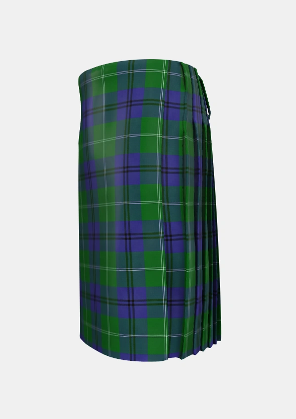 Traditional_Oliphant_2_Tartan_242_kilt_left_image_with_pleated_design_and_adjustable_buckles_for_men