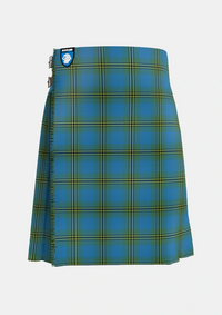 Traditional_Oliver_Hunting_Tartan_126_kilt_front_image_with_pleated_design_and_adjustable_buckles_for_men