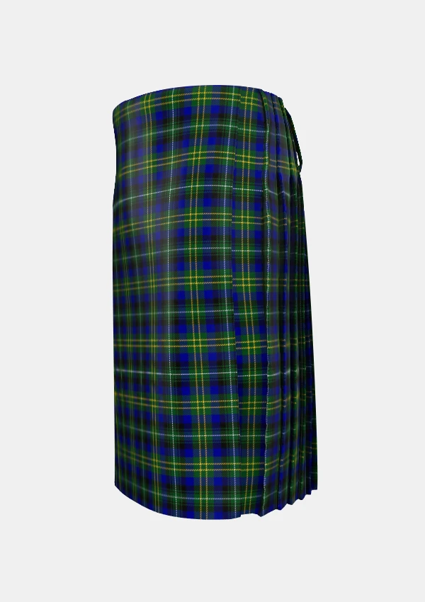 Traditional_Orr_Sharp_Tartan_kilt_left_image_with_pleated_design_and_adjustable_buckles_for_men