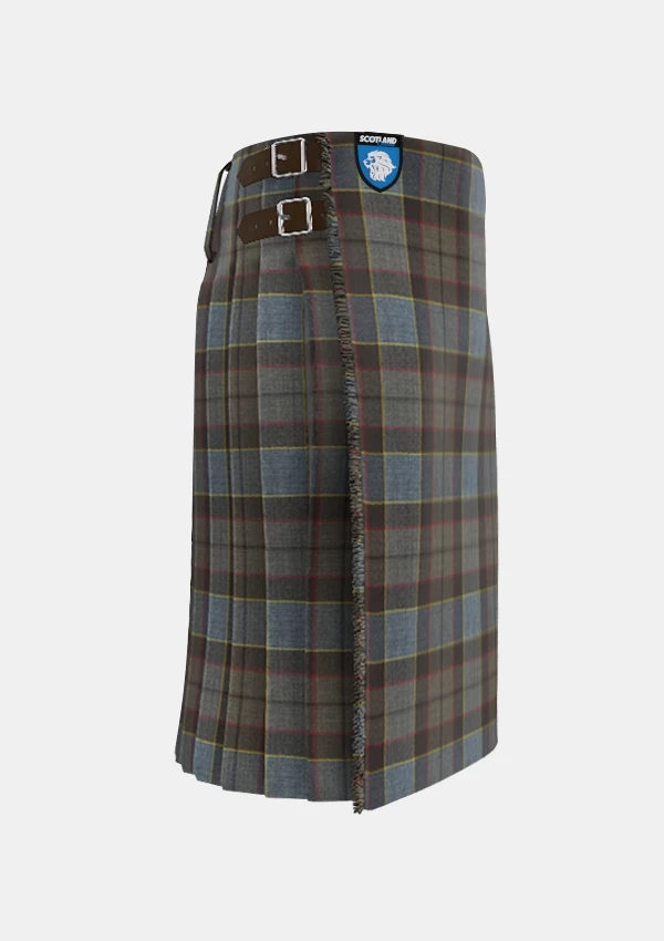 Traditional_Outlander_tartan_right_image_with_pleated_design_and_adjustable_buckles_for_men