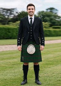 Traditional_Owen_Of_Wales_Tartan_Kilt_and_Argyle_Jacket_Kilt_Outfit_front_image
