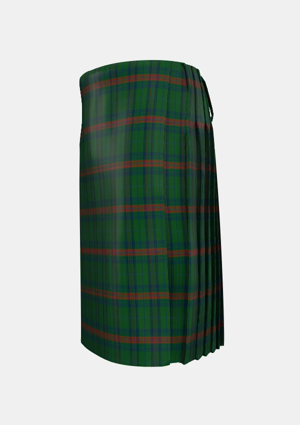 Traditional_Owen_Of_Wales_Tartan_kilt_5750_left_image_with_pleated_design_and_adjustable_buckles_for_men