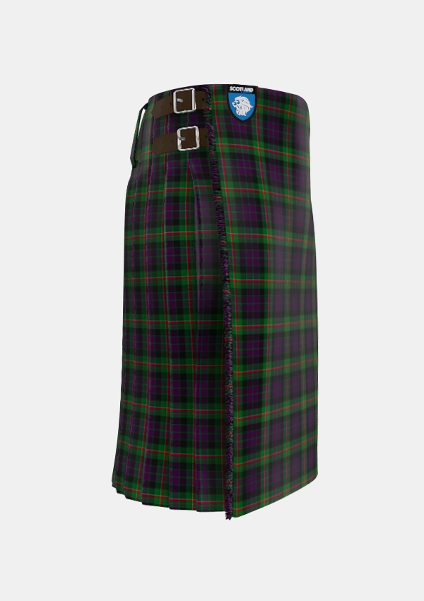 Traditional_Paget_Personal_Tartan_2072_kilt_right_image_with_pleated_design_and_adjustable_buckles_for_men